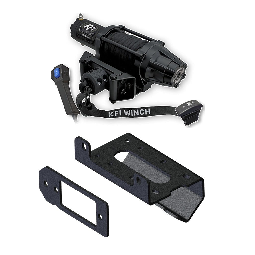 KFI Winch & Winch Mount Kit Can - Am Defender - MojoMotoSport.com