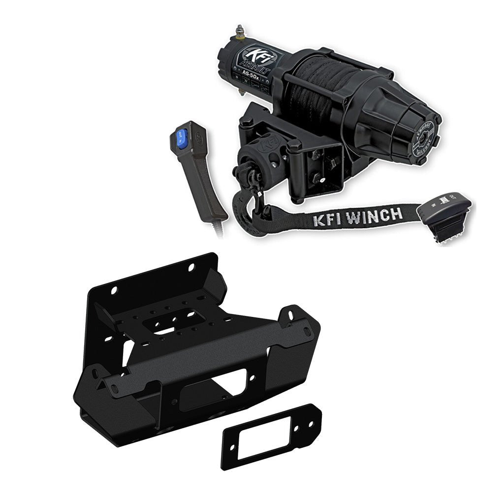KFI Winch & Winch Mount Kit Can - Am Maverick X3 - MojoMotoSport.com