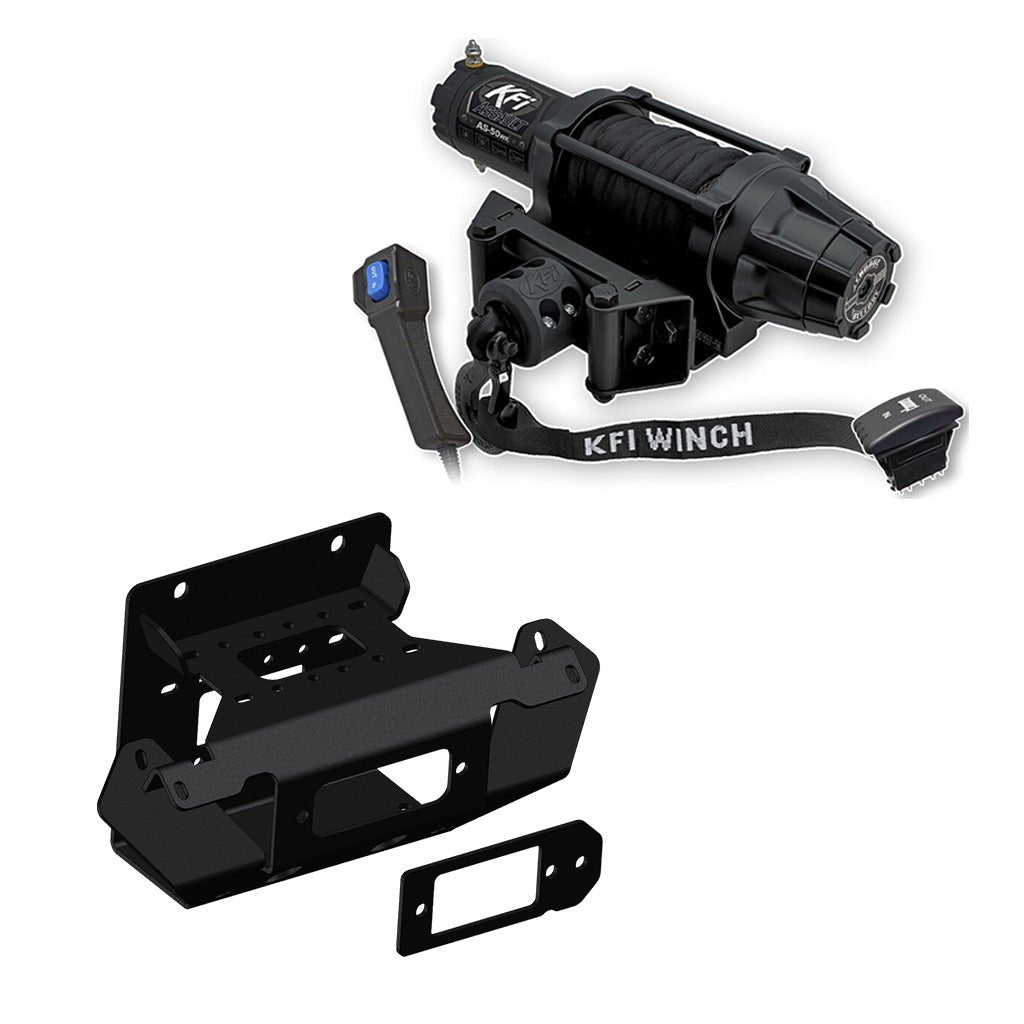 KFI Winch & Winch Mount Kit Can - Am Maverick X3 - MojoMotoSport.com