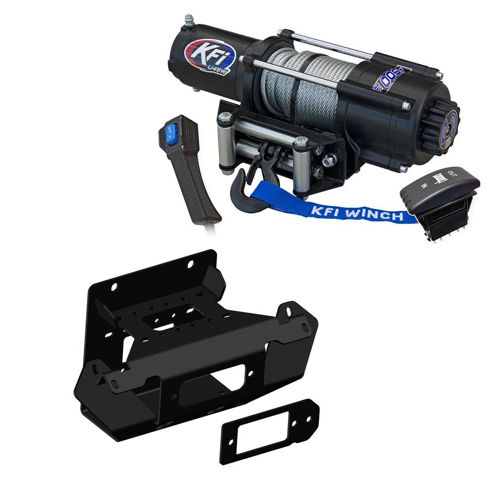 KFI Winch & Winch Mount Kit Can - Am Maverick X3 - MojoMotoSport.com