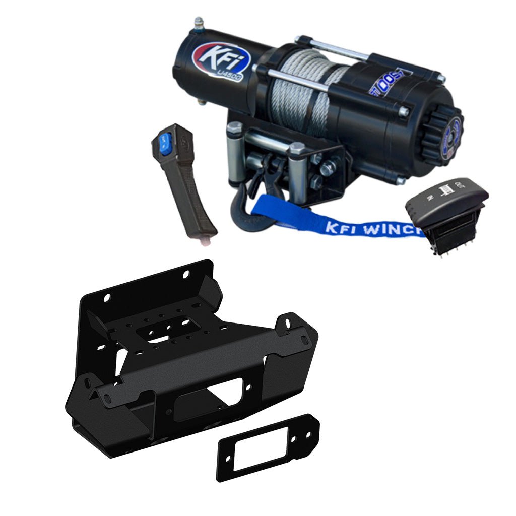 KFI Winch & Winch Mount Kit Can - Am Maverick X3 - MojoMotoSport.com