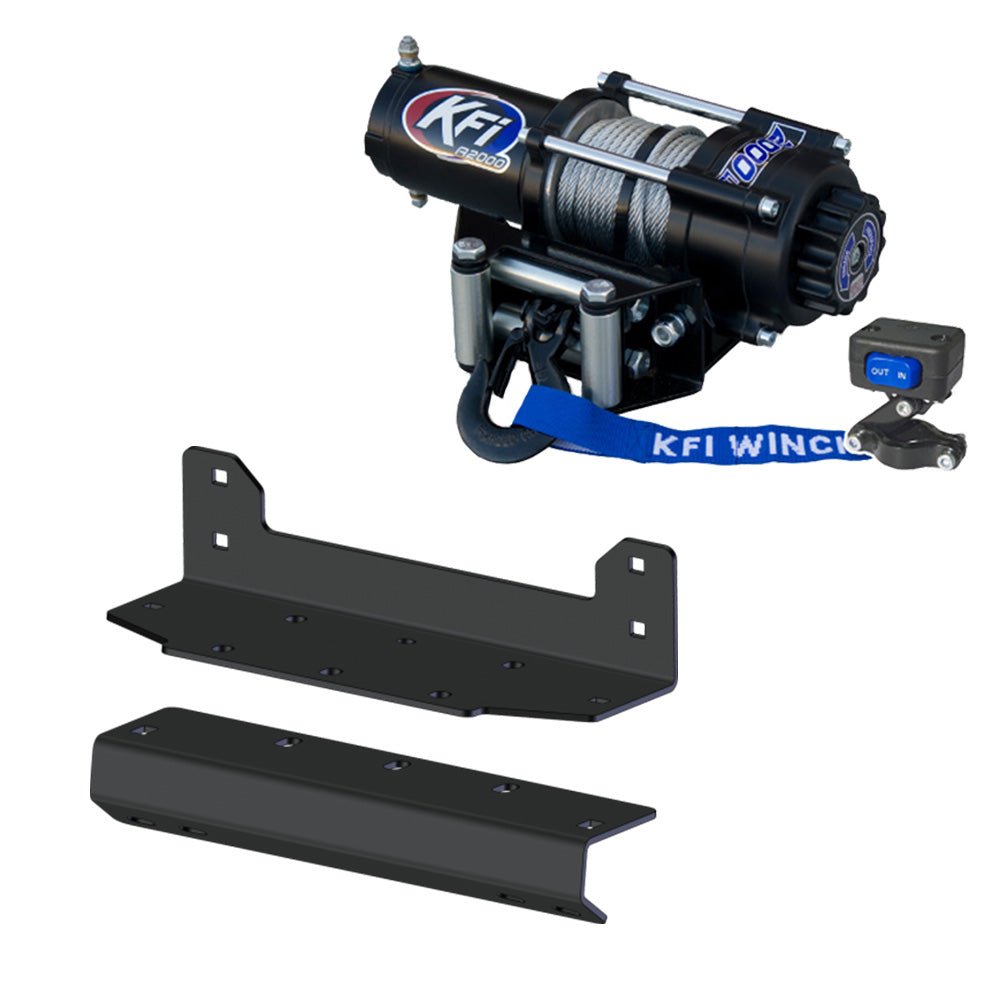 KFI Winch & Winch Mount Kit CF - Moto CFORCE 400 ATV (2022 - 2024) - MojoMotoSport.com