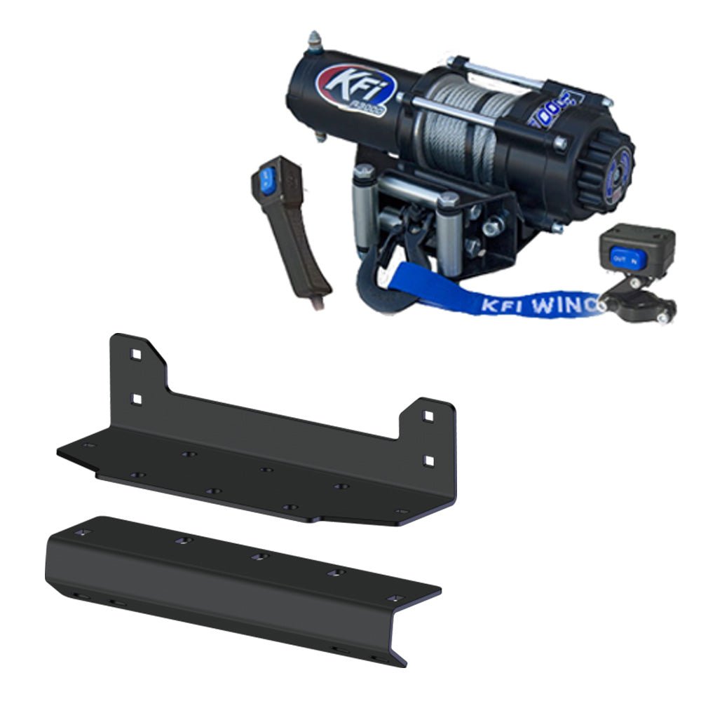 KFI Winch & Winch Mount Kit CF - Moto CFORCE 400 ATV (2022 - 2024) - MojoMotoSport.com