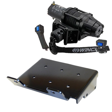KFI Winch & Winch Mount Kit fits 2002 - 2007 Suzuki Eiger 400 & Vinson 500 ATV - MojoMotoSport.com