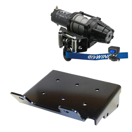 KFI Winch & Winch Mount Kit fits 2008 - on Suzuki King Quad 400 4x4/AS/AF/ASi/FSi ATV - MojoMotoSport.com