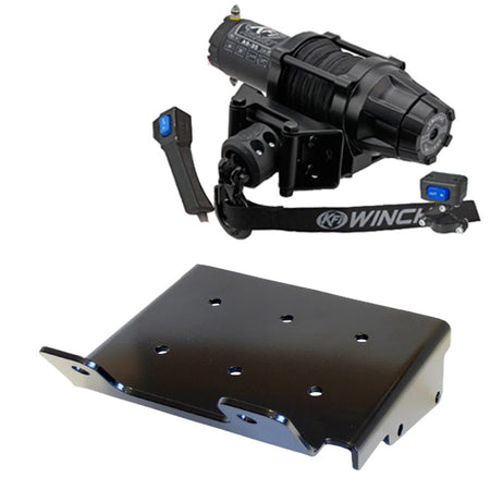 KFI Winch & Winch Mount Kit fits 2008 - on Suzuki King Quad 400 4x4/AS/AF/ASi/FSi ATV - MojoMotoSport.com