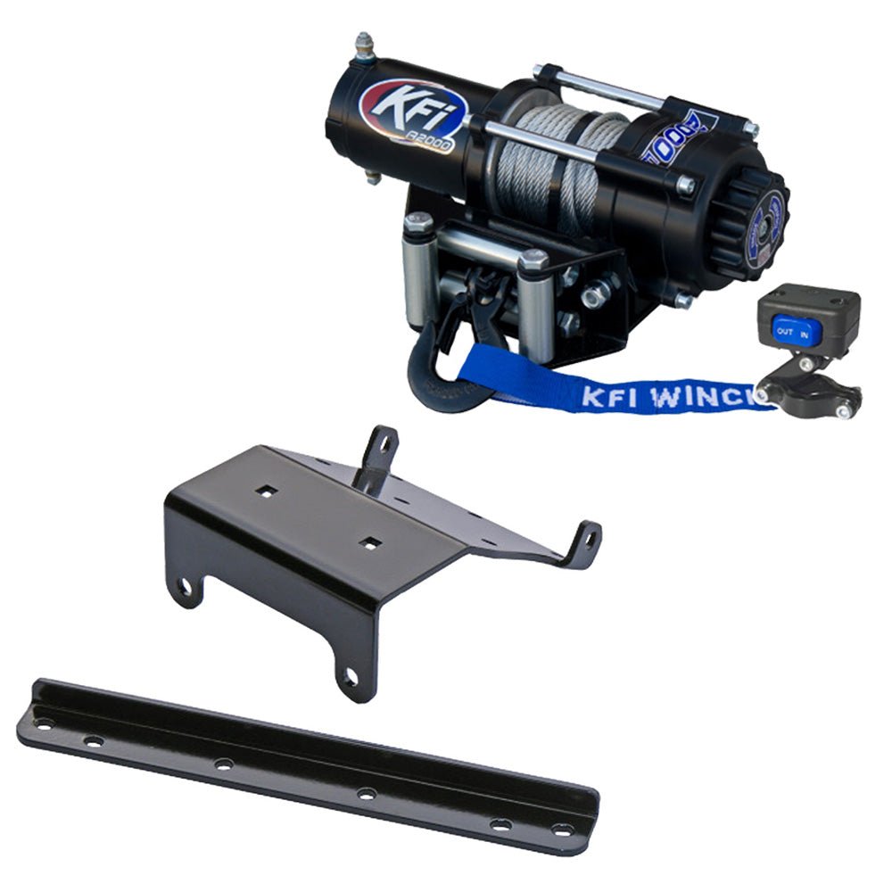 KFI Winch & Winch Mount Kit fits 2012 - 2013 Honda Foreman TRX500 (FE*FM*FPE*FPM) ATV - MojoMotoSport.com