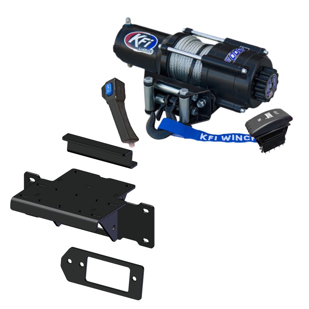 KFI Winch & Winch Mount Kit fits 2024+ Kawasaki KWF1000 Ridge 1000 - MojoMotoSport.com