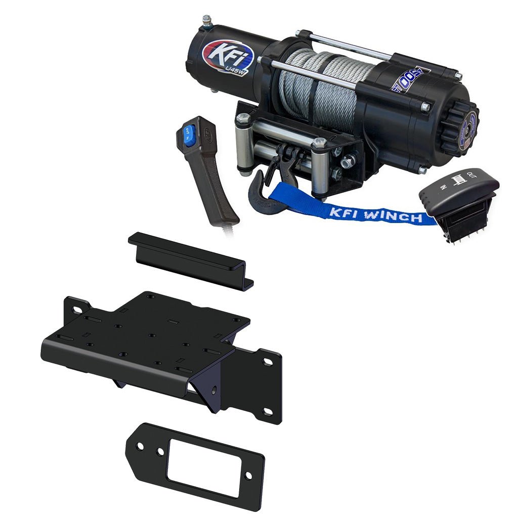 KFI Winch & Winch Mount Kit fits 2024+ Kawasaki KWF1000 Ridge 1000 - MojoMotoSport.com