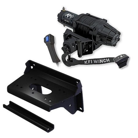 KFI Winch & Winch Mount Kit fits Kawasaki - Pro - DX/Pro - DXT/Pro - FX/Pro - FXR/Pro - FXT - MojoMotoSport.com