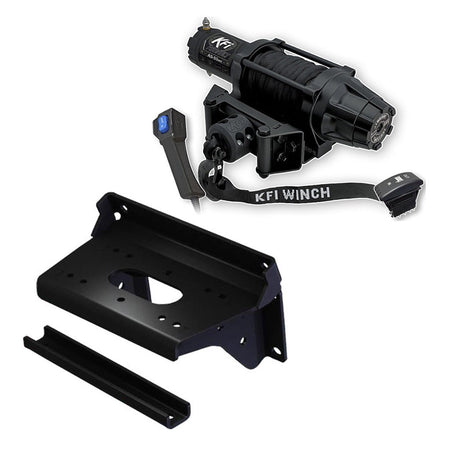 KFI Winch & Winch Mount Kit fits Kawasaki - Pro - DX/Pro - DXT/Pro - FX/Pro - FXR/Pro - FXT - MojoMotoSport.com