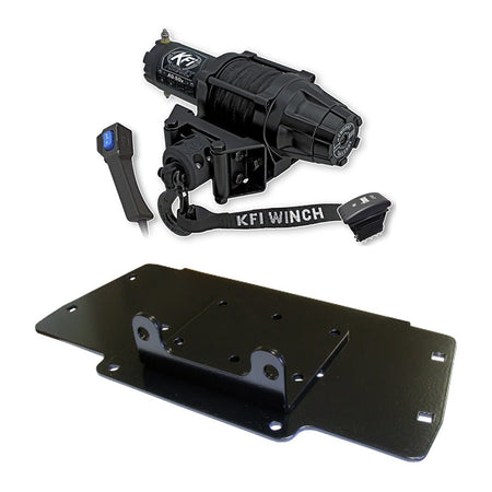 KFI Winch & Winch Mount Kit fits Kobuta RTV400ci, RTV500, RTV520 - MojoMotoSport.com