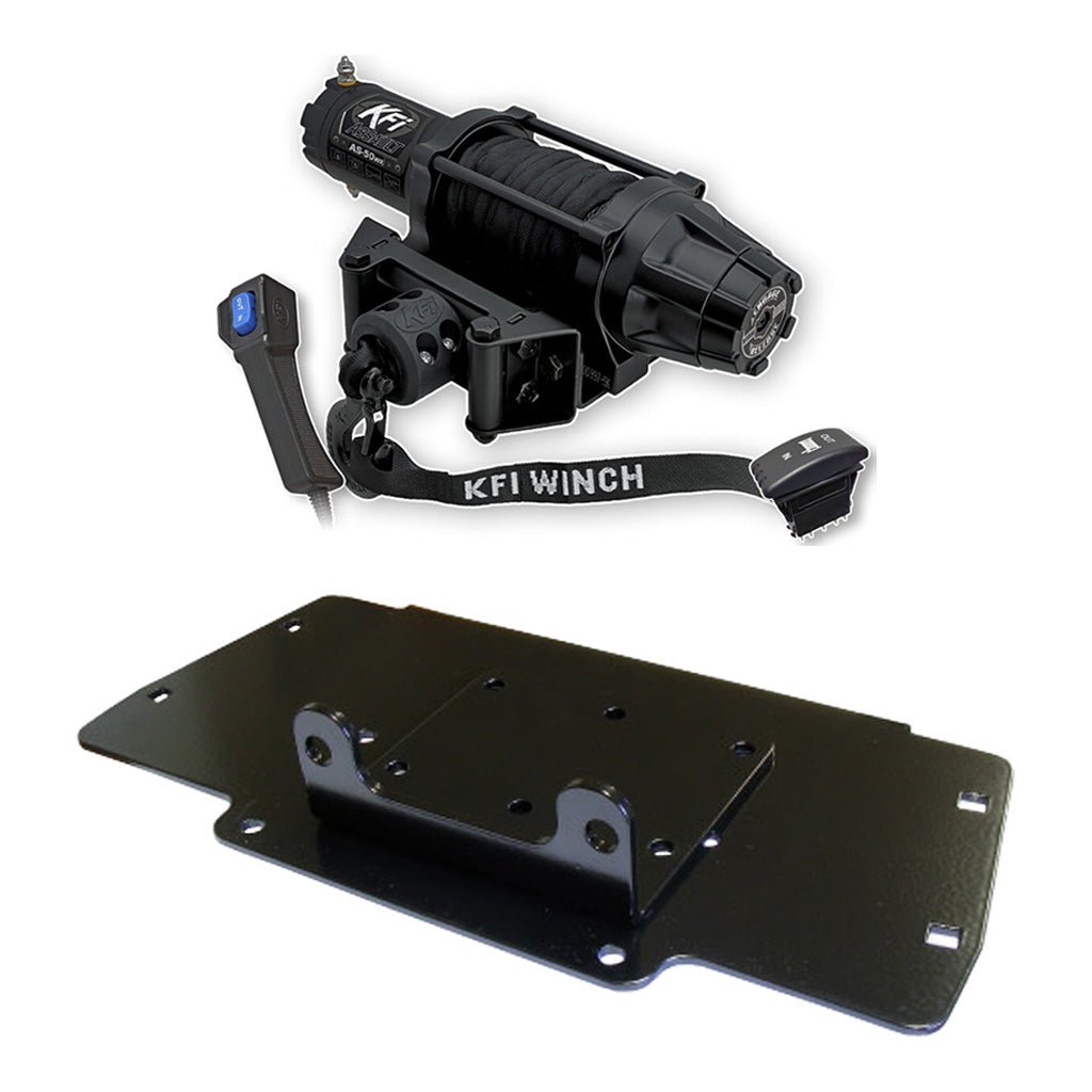 KFI Winch & Winch Mount Kit fits Kobuta RTV400ci, RTV500, RTV520 - MojoMotoSport.com