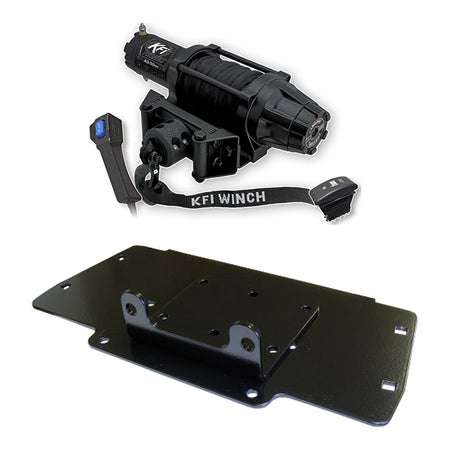 KFI Winch & Winch Mount Kit fits Kobuta RTV400ci, RTV500, RTV520 - MojoMotoSport.com