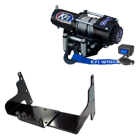 KFI Winch & Winch Mount Kit fits older Polaris ATP 300/500, Magnum 325/330/500 & Sportsman 335/400/500 ATV - MojoMotoSport.com