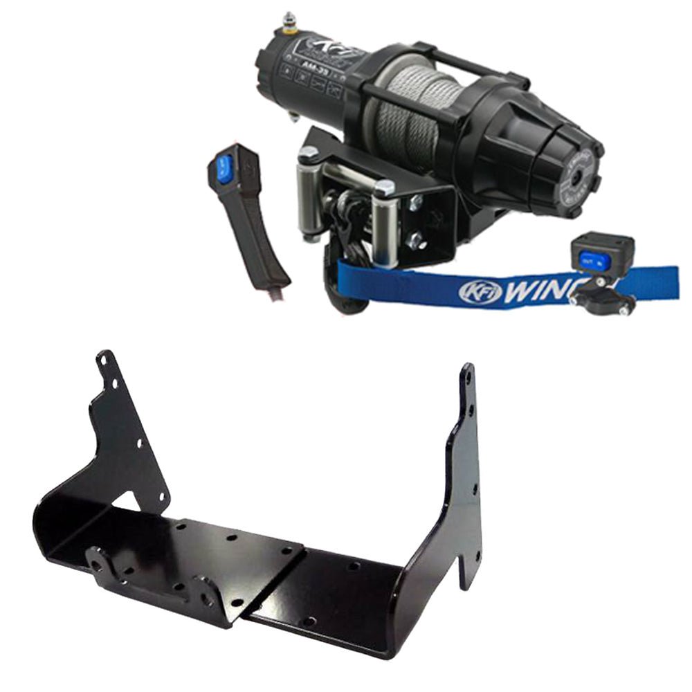 KFI Winch & Winch Mount Kit fits older Polaris ATP 300/500, Magnum 325/330/500 & Sportsman 335/400/500 ATV - MojoMotoSport.com