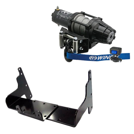 KFI Winch & Winch Mount Kit fits older Polaris ATP 300/500, Magnum 325/330/500 & Sportsman 335/400/500 ATV - MojoMotoSport.com
