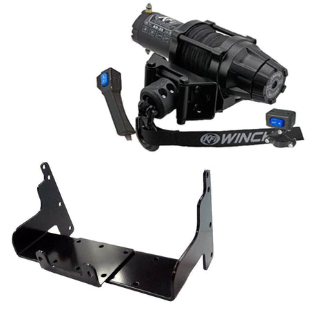KFI Winch & Winch Mount Kit fits older Polaris ATP 300/500, Magnum 325/330/500 & Sportsman 335/400/500 ATV - MojoMotoSport.com