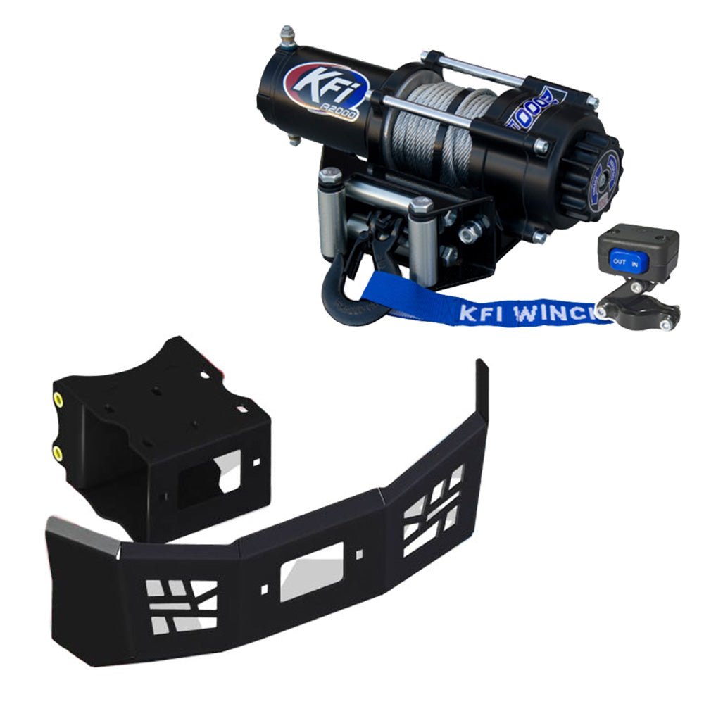 KFI Winch & Winch Mount Kit fits Polaris ACE 325 500 570 900 ATV - MojoMotoSport.com