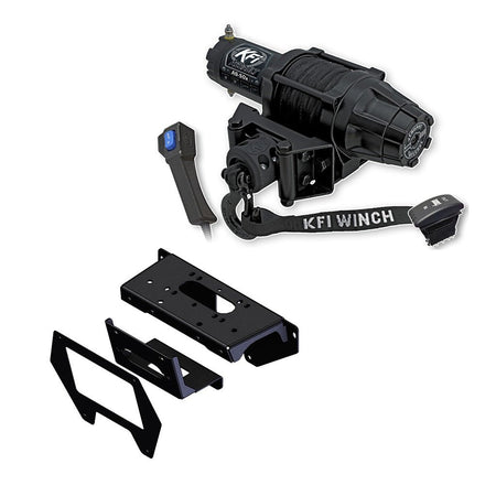 KFI Winch & Winch Mount Kit fits Polaris RZR PRO XP & RZR PRO XP 4 - MojoMotoSport.com