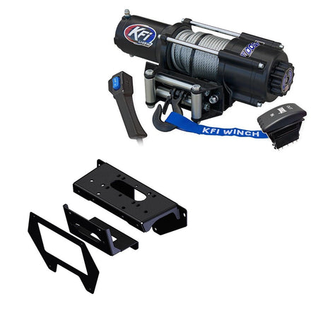 KFI Winch & Winch Mount Kit fits Polaris RZR PRO XP & RZR PRO XP 4 - MojoMotoSport.com