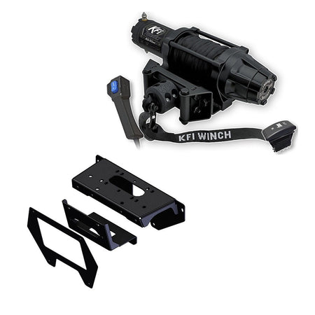 KFI Winch & Winch Mount Kit fits Polaris RZR PRO XP & RZR PRO XP 4 - MojoMotoSport.com