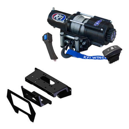 KFI Winch & Winch Mount Kit fits Polaris RZR PRO XP & RZR PRO XP 4 - MojoMotoSport.com