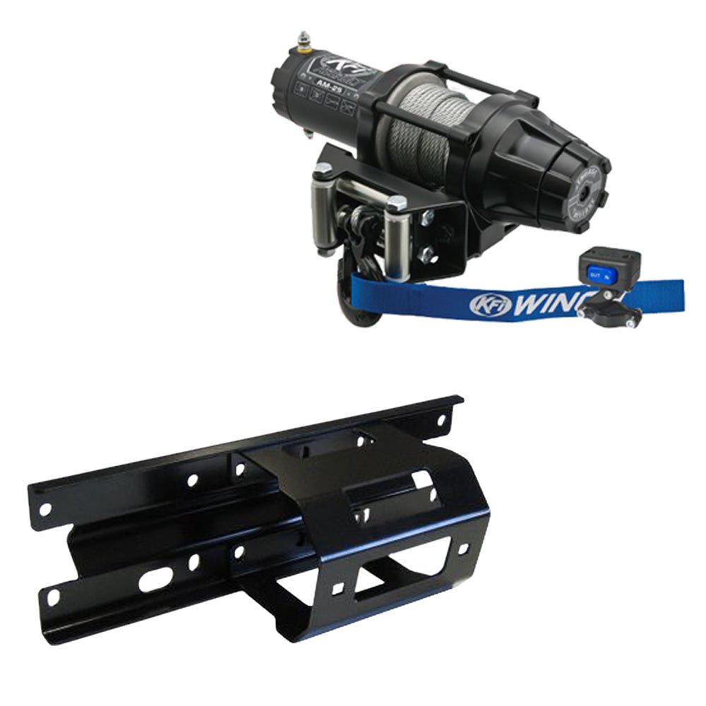 KFI Winch & Winch Mount Kit fits various 2005 - 2010 Polaris Sportsman 450, 600, 700, 800 ATV - MojoMotoSport.com
