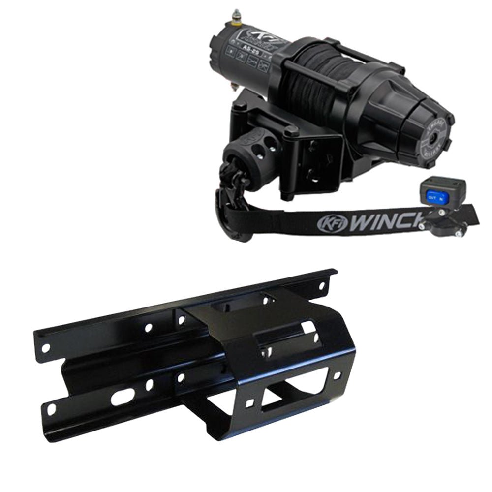 KFI Winch & Winch Mount Kit fits various 2005 - 2010 Polaris Sportsman 450, 600, 700, 800 ATV - MojoMotoSport.com