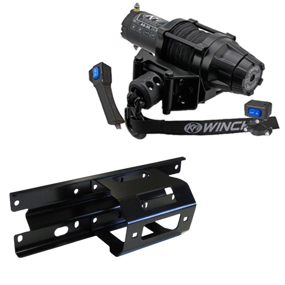 KFI Winch & Winch Mount Kit fits various 2005 - 2010 Polaris Sportsman 450, 600, 700, 800 ATV - MojoMotoSport.com
