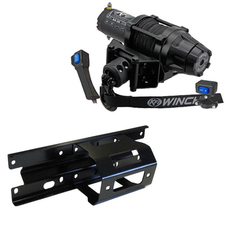 KFI Winch & Winch Mount Kit fits various 2005 - 2010 Polaris Sportsman 450, 600, 700, 800 ATV - MojoMotoSport.com