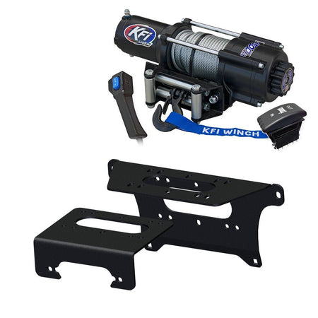 KFI Winch & Winch Mount Kit fits various 2019 - on Polaris Ranger 1000 (Crew/EPS/Premium/LE/Northstar Edition/Texas Edition/Trail Boss) - MojoMotoSport.com