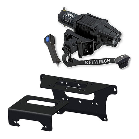 KFI Winch & Winch Mount Kit fits various 2019 - on Polaris Ranger 1000 (Crew/EPS/Premium/LE/Northstar Edition/Texas Edition/Trail Boss) - MojoMotoSport.com