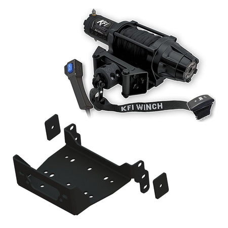 KFI Winch & Winch Mount Kit fits Yamaha Viking & Viking 4 (2014+), Wolverine (2016 - 2018), Wolverine X2/X4 (2019) & Yanmar Bull & Longhorn - MojoMotoSport.com