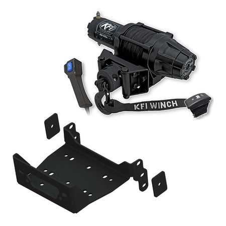 KFI Winch & Winch Mount Kit fits Yamaha Viking & Viking 4 (2014+), Wolverine (2016 - 2018), Wolverine X2/X4 (2019) & Yanmar Bull & Longhorn - MojoMotoSport.com