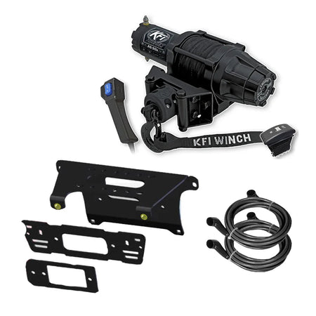 KFI Winch & Winch Mount Kit for various Polaris Ranger CREW 570/900/1000/Pro XD - MojoMotoSport.com