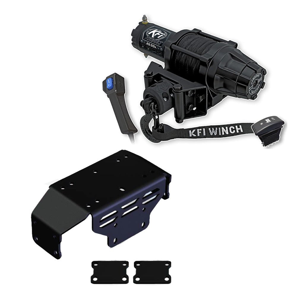 KFI Winch & Winch Mount Kit Honda Pioneer 500 & 520 - MojoMotoSport.com