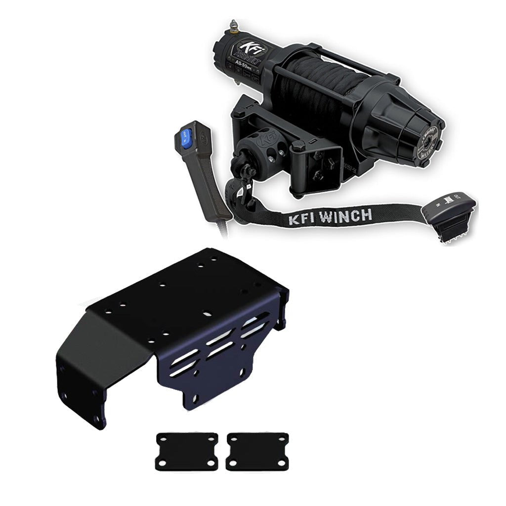 KFI Winch & Winch Mount Kit Honda Pioneer 500 & 520 - MojoMotoSport.com