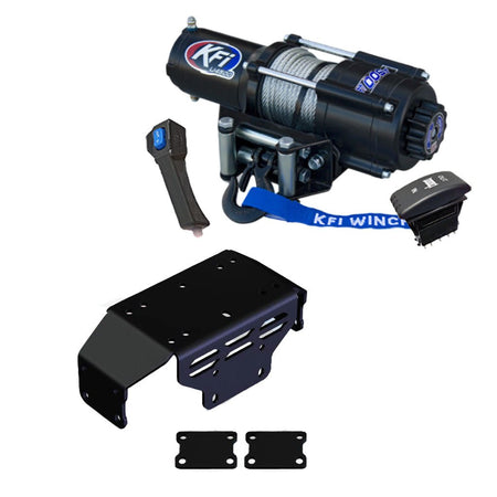 KFI Winch & Winch Mount Kit Honda Pioneer 500 & 520 - MojoMotoSport.com