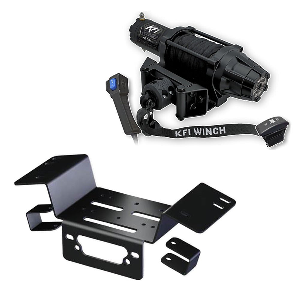 KFI Winch & Winch Mount Kit Honda Pioneer 700 & 700 - 4 - MojoMotoSport.com