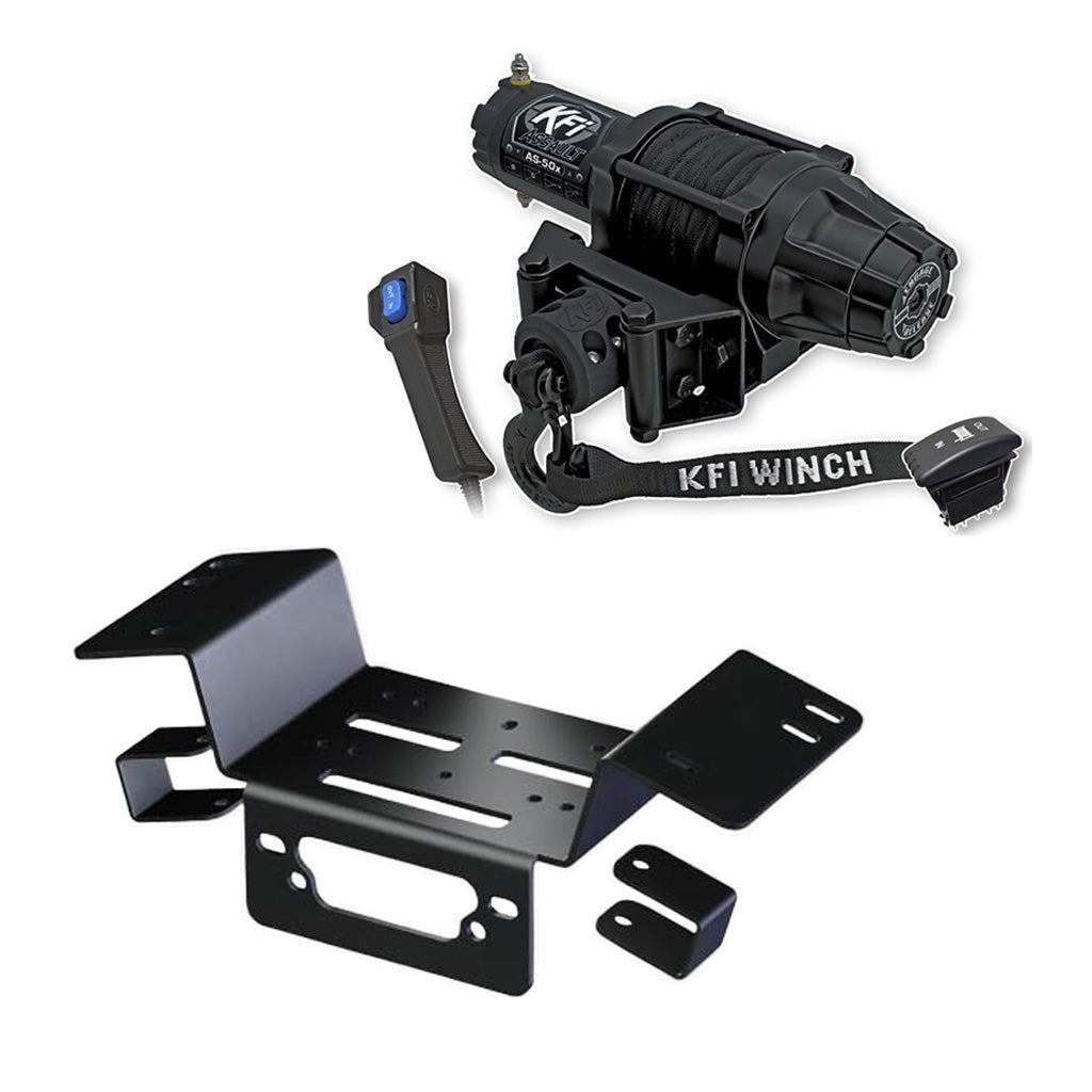KFI Winch & Winch Mount Kit Honda Pioneer 700 & 700 - 4 - MojoMotoSport.com