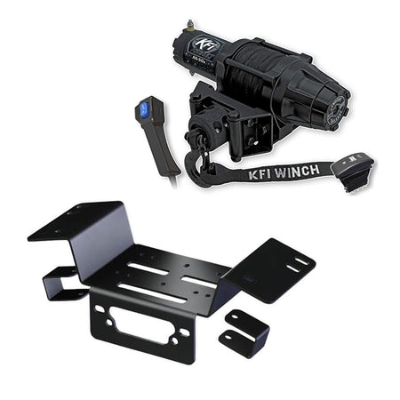 KFI Winch & Winch Mount Kit Honda Pioneer 700 & 700 - 4 - MojoMotoSport.com