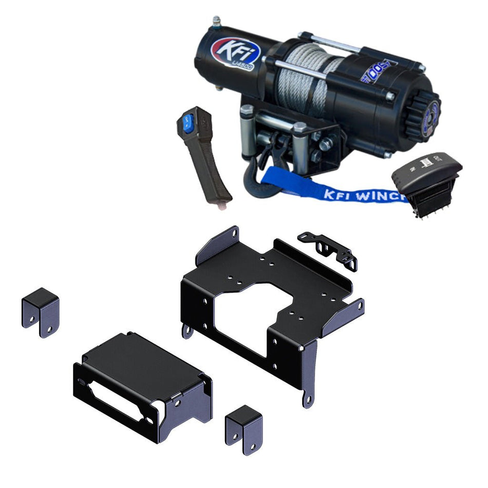 KFI Winch & Winch Mount Kit Honda Talon & Talon 4 - MojoMotoSport.com