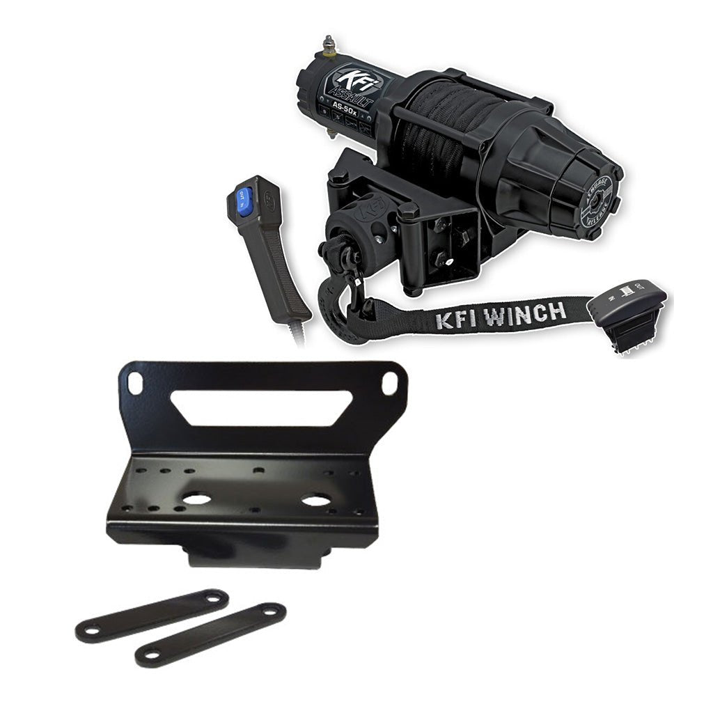 KFI Winch & Winch Mount Kit John Deere Gator XUV 550/560/590 - MojoMotoSport.com