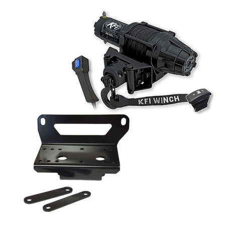 KFI Winch & Winch Mount Kit John Deere Gator XUV 550/560/590 - MojoMotoSport.com