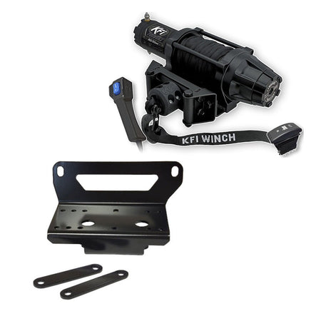 KFI Winch & Winch Mount Kit John Deere Gator XUV 550/560/590 - MojoMotoSport.com