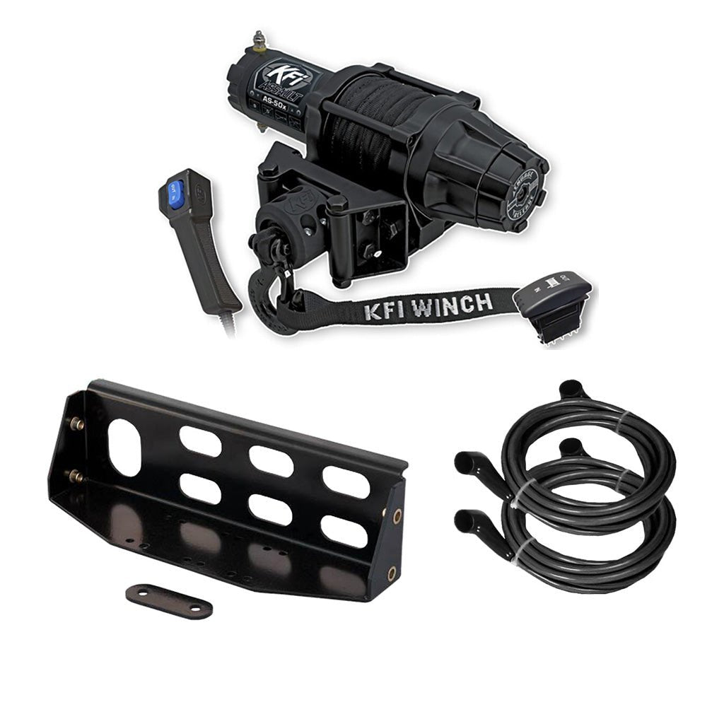 KFI Winch & Winch Mount Kit John Deere Gator XUV 825i S4, 825M S4, .855D S4, 855M S4 - MojoMotoSport.com