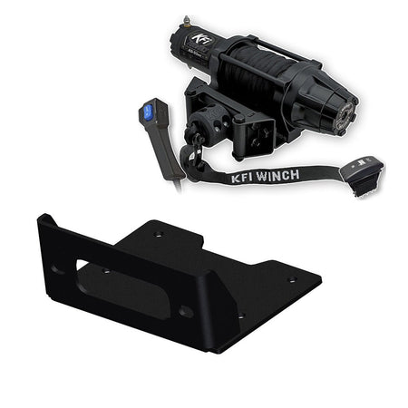 KFI Winch & Winch Mount Kit John Deere Gator XUV 835E/M/R & 865E/M/R - MojoMotoSport.com