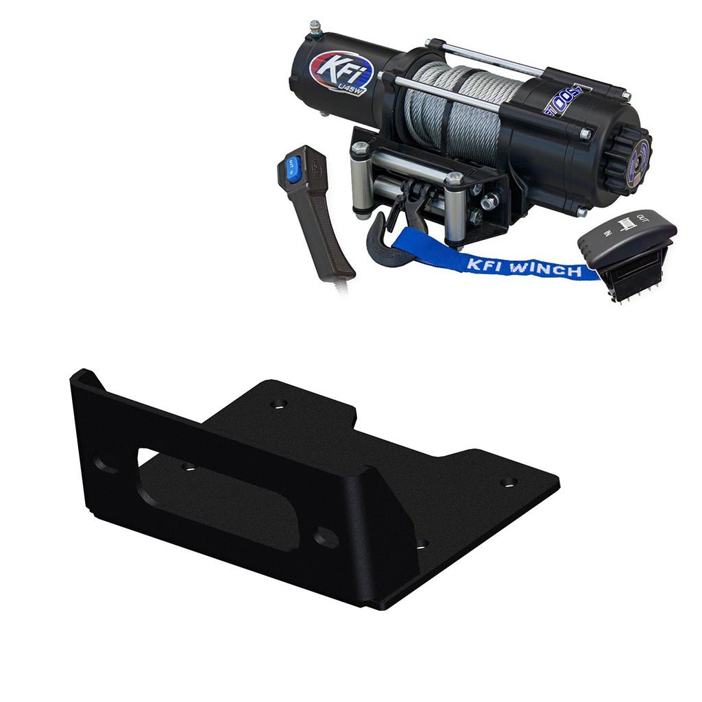 KFI Winch & Winch Mount Kit John Deere Gator XUV 835E/M/R & 865E/M/R - MojoMotoSport.com