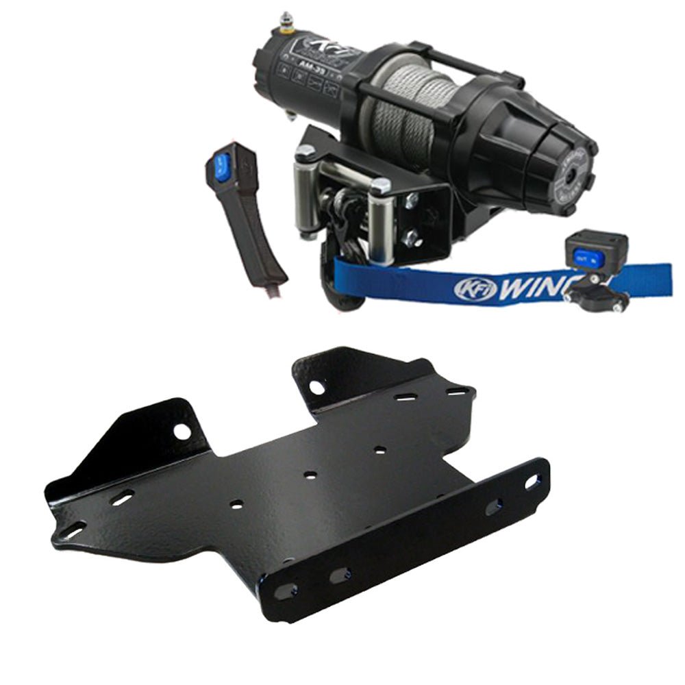 KFI Winch & Winch Mount Kit Kawasaki Brute Force 650/750 (2005 - 2024) - MojoMotoSport.com